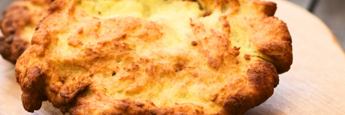 Lángos – sütőben készítve, fehérjedús változatban