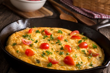 Cukkinis-paradicsomos FRITTATA